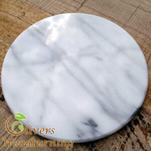 White Marble Tile Round Inserts